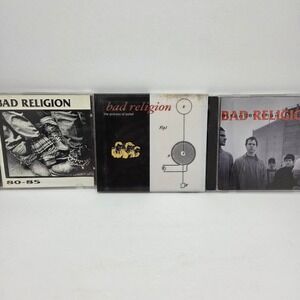 Bad Religion CD Lot 3 Albums 80-85 Stranger Than Fiction Process Belief Rock